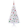 Vidaxl kunstkerstboom met 150 led wit 150 cm pvc en staal