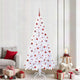Vidaxx árbol de Navidad artificial con 300 LED blanco 210 cm PVC y acero