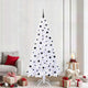 Vidaxx árbol de Navidad artificial con 300 LED blanco 210 cm PVC y acero