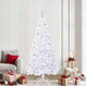 Vidaxx árbol de Navidad artificial con 300 LED blanco 210 cm PVC y acero