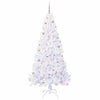 Vidaxl kunstkerstboom met 300 led wit 210 cm pvc en staal