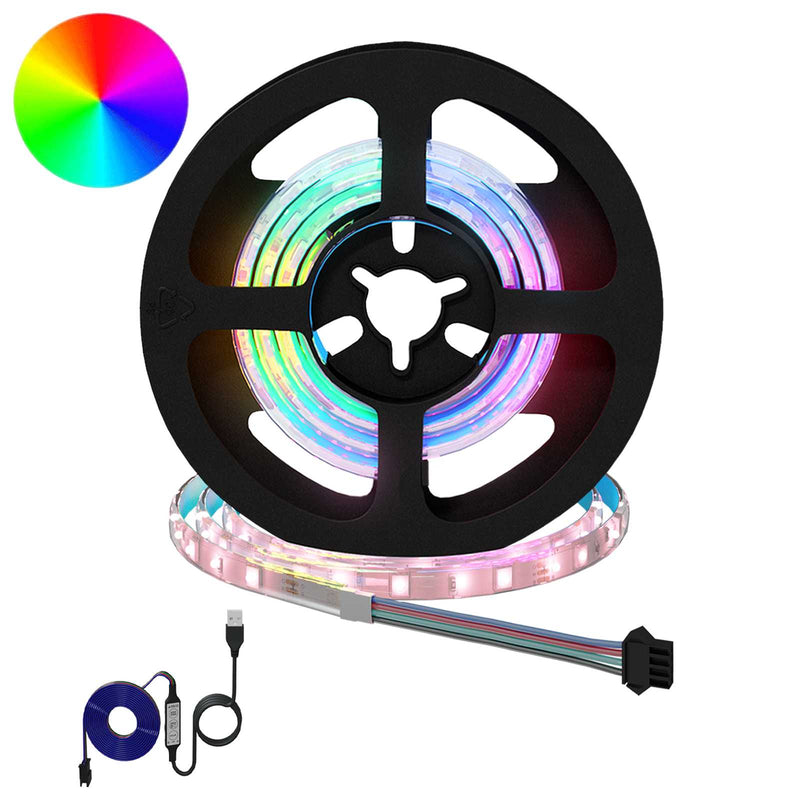 Striscia LED Vidaxxl 2 pezzi nera e trasparente 550 mm rame e plastica