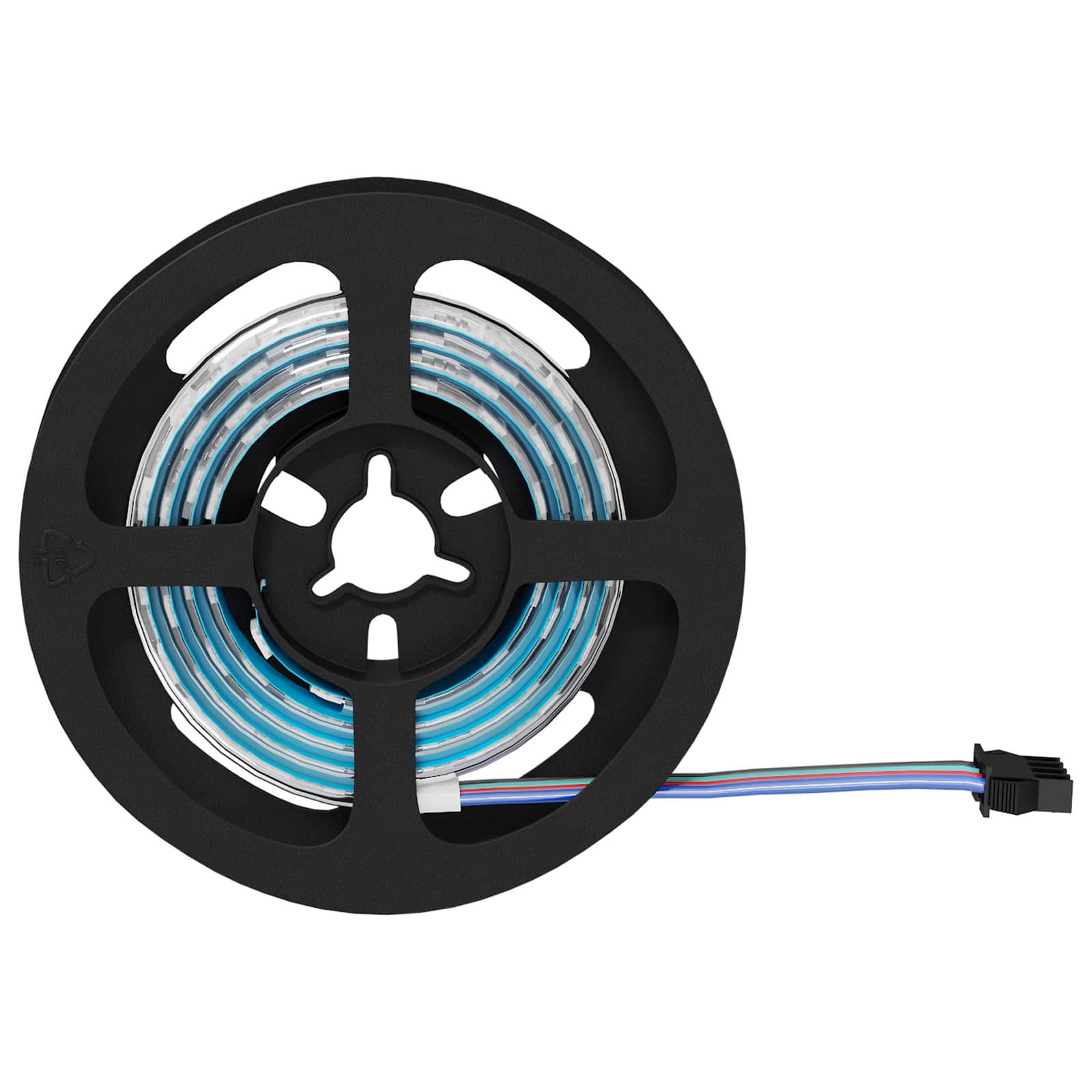 Striscia LED Vidaxxl 2 pezzi nera e trasparente 750 mm rame e plastica