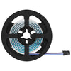 Striscia LED Vidaxxl 2 pezzi nera e trasparente 1200 mm rame e plastica