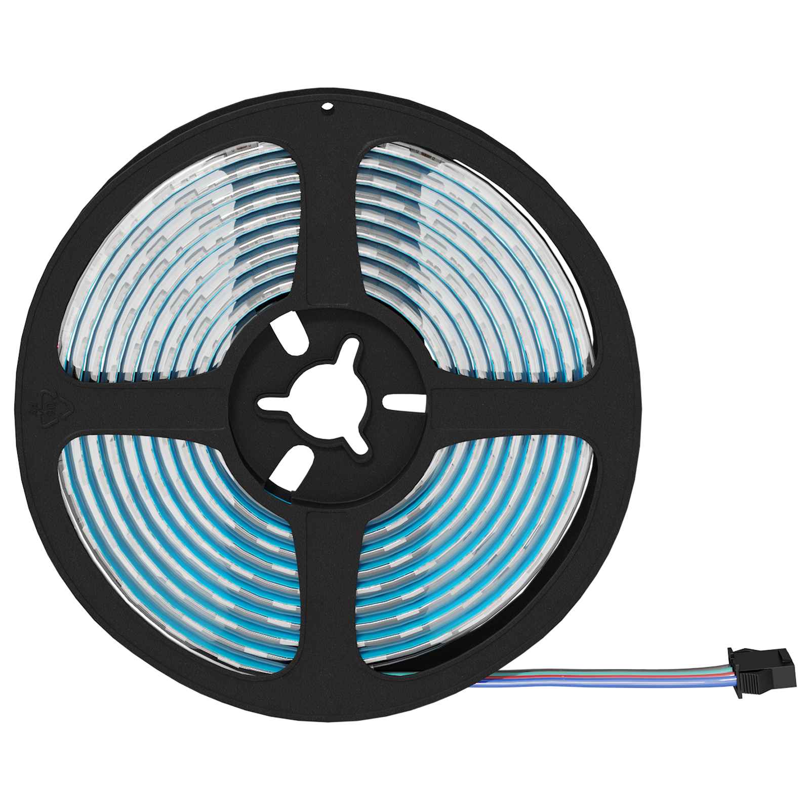 Striscia LED Vidaxxl 2 pezzi nera e trasparente 2300 mm rame e plastica