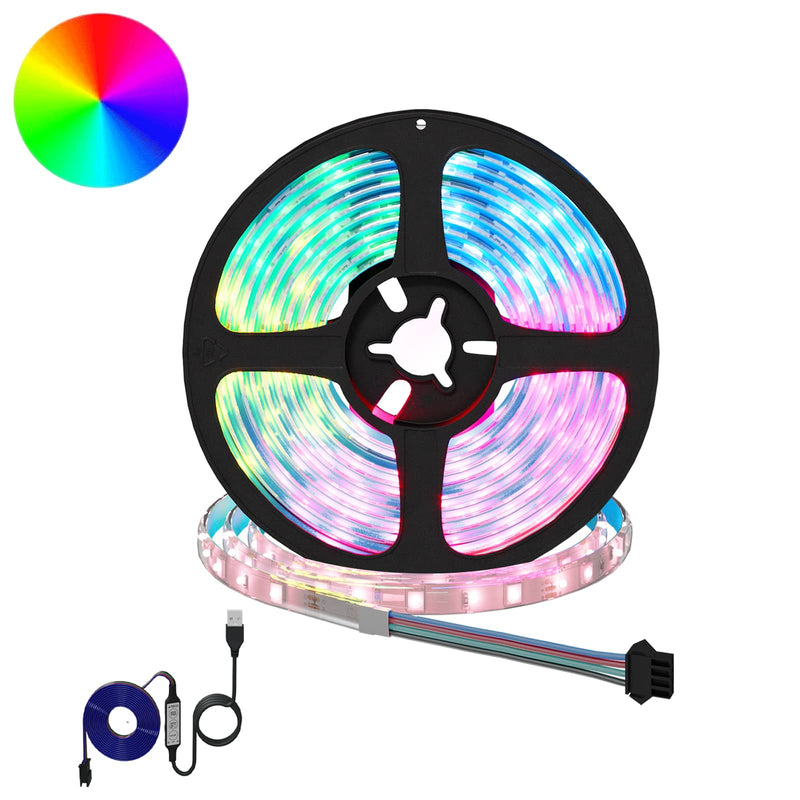 Striscia LED Vidaxxl 2 pezzi nera e trasparente 2500 mm rame e plastica