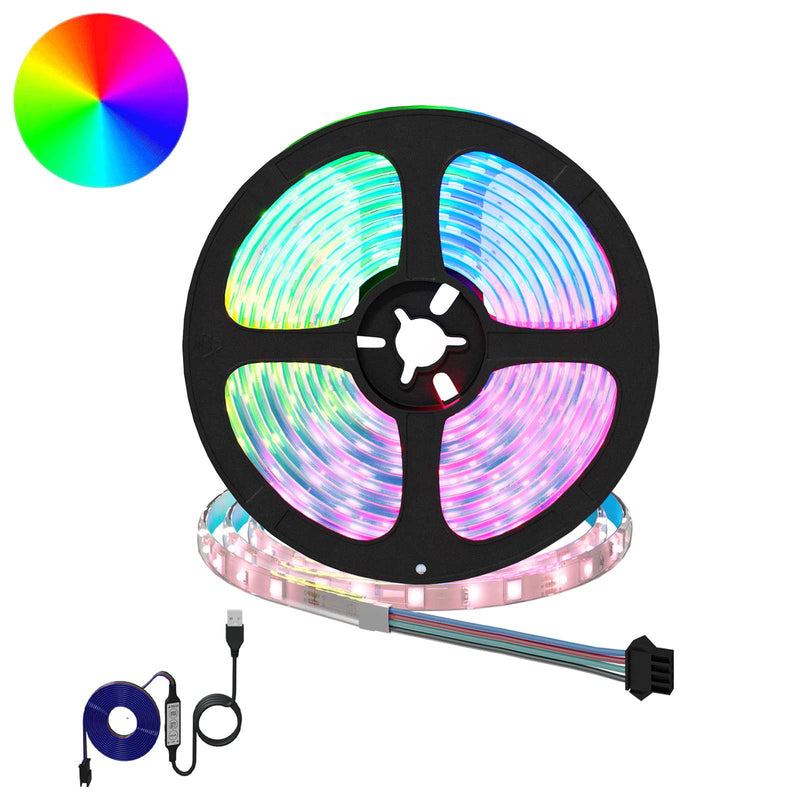 Striscia LED Vidaxxl 2 pezzi nera e trasparente 4700 mm rame e plastica