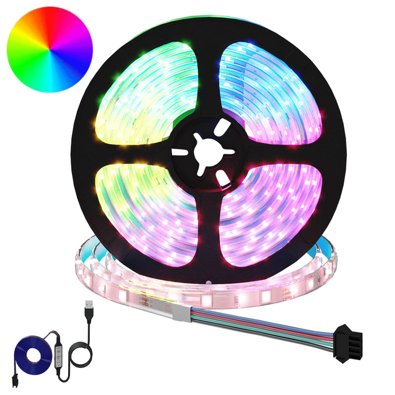 Striscia LED Vidaxxl 2 pezzi nera e trasparente 5100 mm rame e plastica