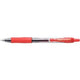 Drukknopgelpen pilot g2 fijn 0,7 mm rood grip drukmechanisme edelstaal punt