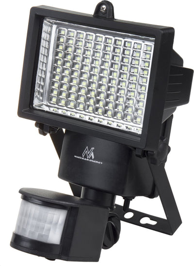 Maclean - solar LED lamp - spotlight with motion sensor - ip44 6w 360 lumen 6000k