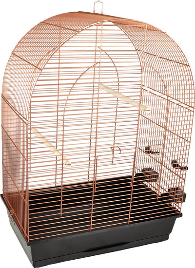 Jaula para periquitos flamencos klara 3 54x34x74,5 cm color cobre