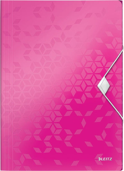 Carpeta leitz elasto wow 4599 4599-00-23 din a4 rosa 1 pieza