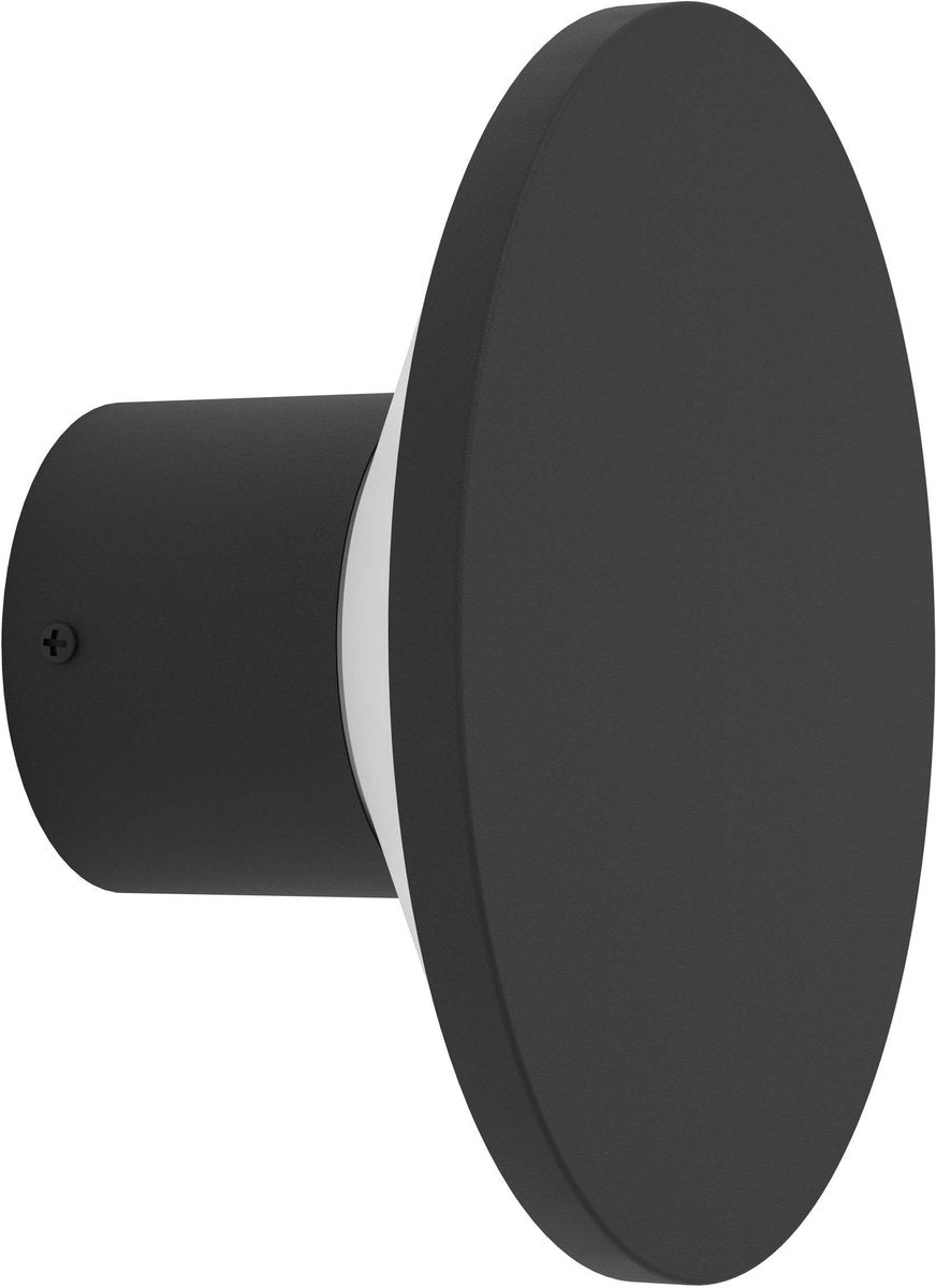 Lampada da parete per esterno Eglo rigosa - LED - ø 18,5 cm - bianco e nero
