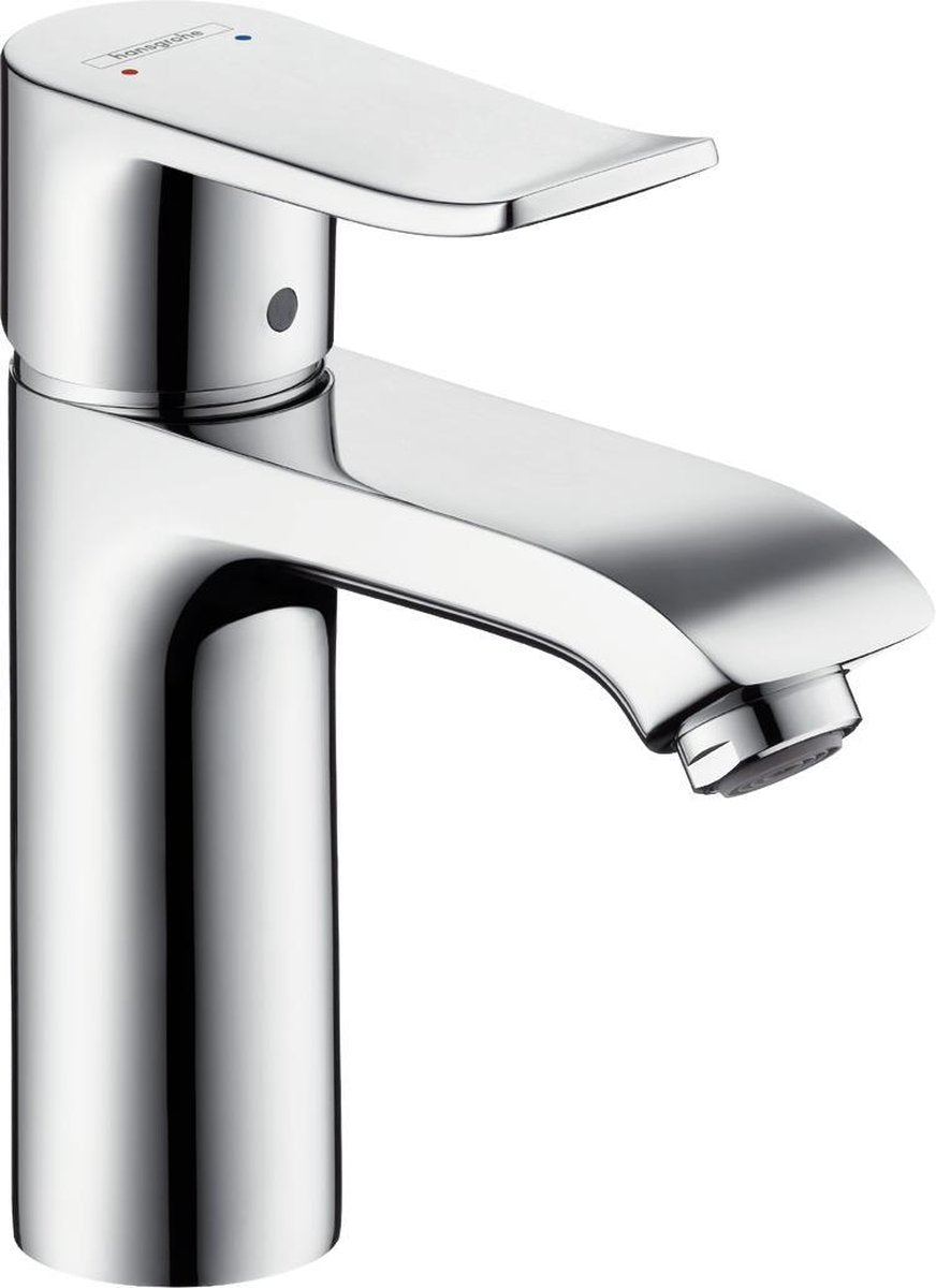 Hansgrohe metris wastafelkraan - medium uitloop - zonder wastegarnituur - chroom