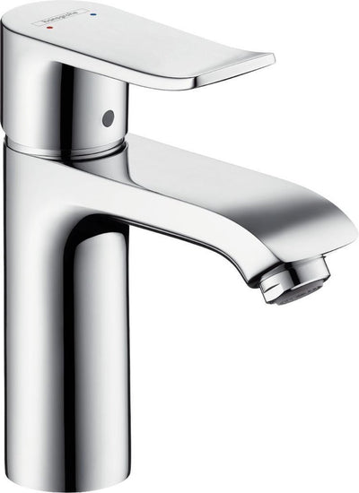 Rubinetto lavabo Hansgrohe metris - bocca media - senza piletta - cromo
