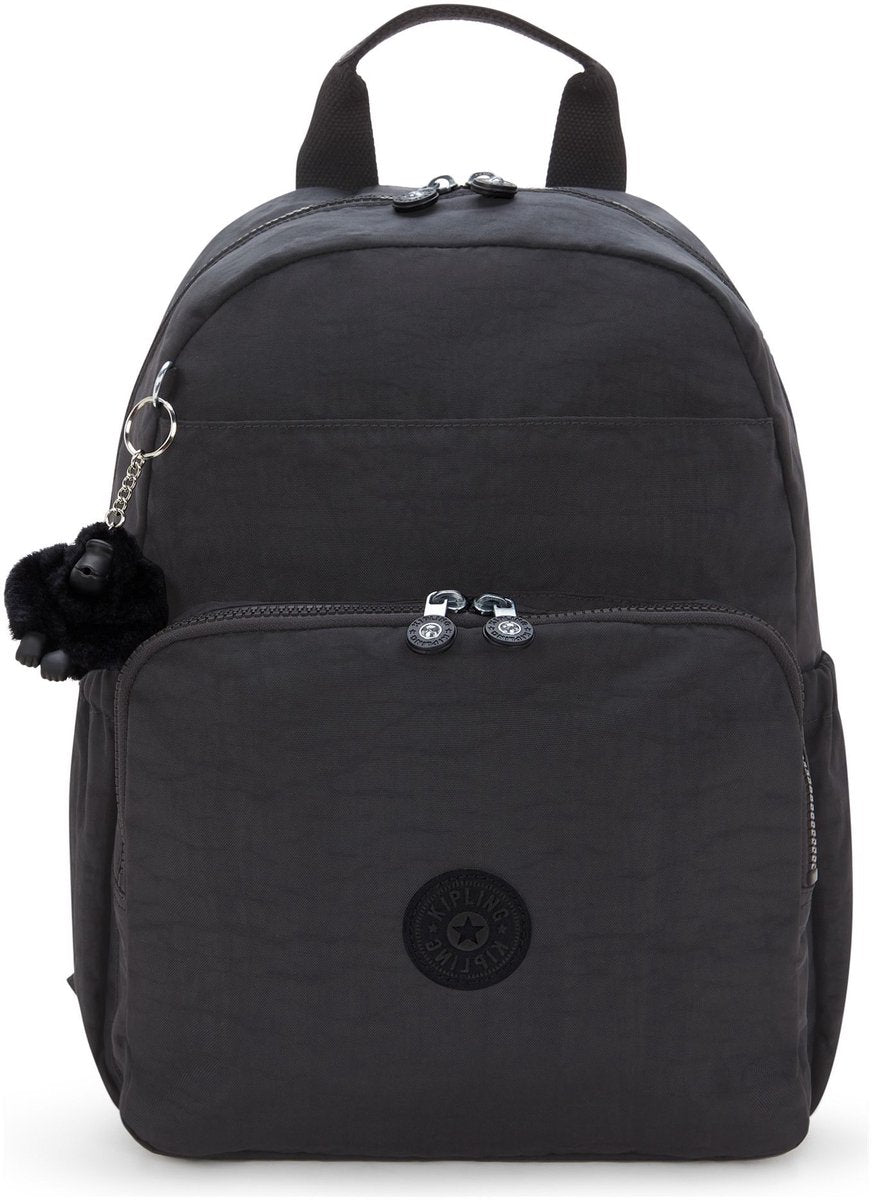 Kipling mochila pañalera basic maisie 40 cm - black noir