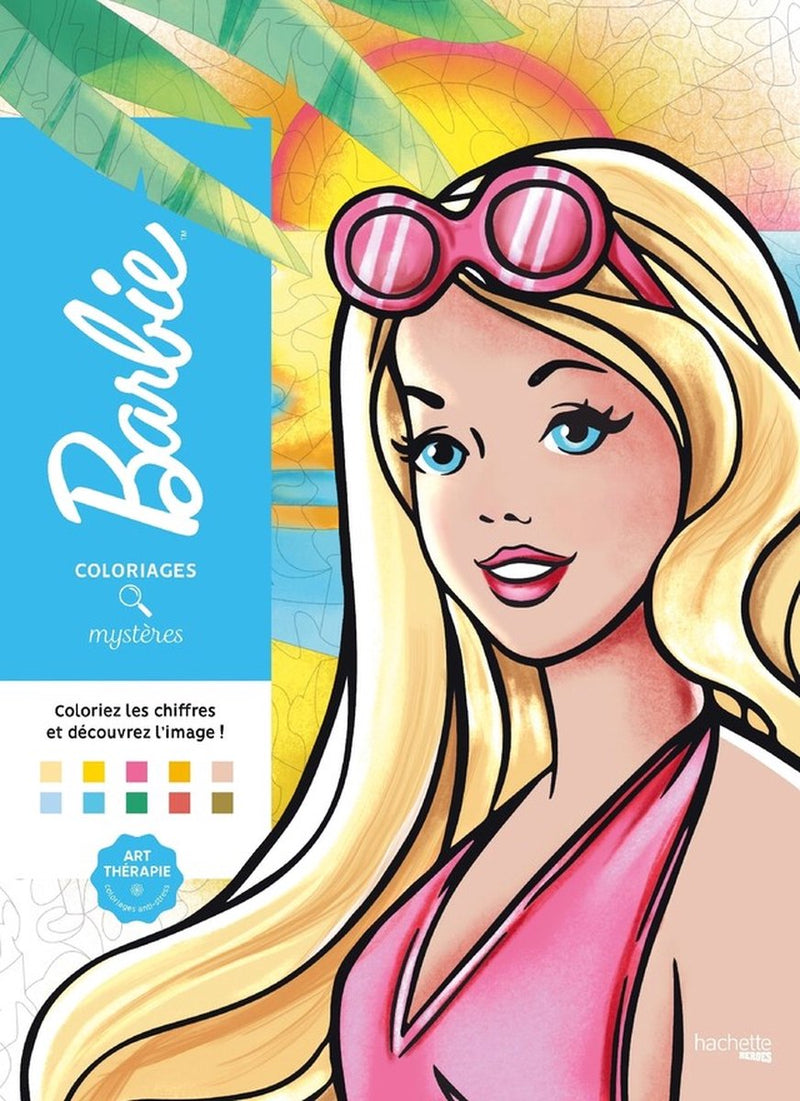Hachette Heroes Coloriages Mystères Barbie - Libro da colorare per adulti da colorare con i numeri -