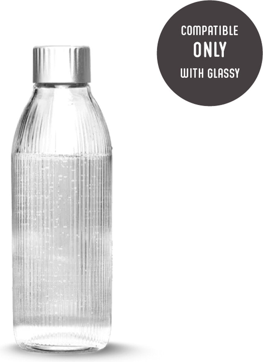 Mysoda 1pb10g-s - botella de agua de vidrio - adecuada para series glassy