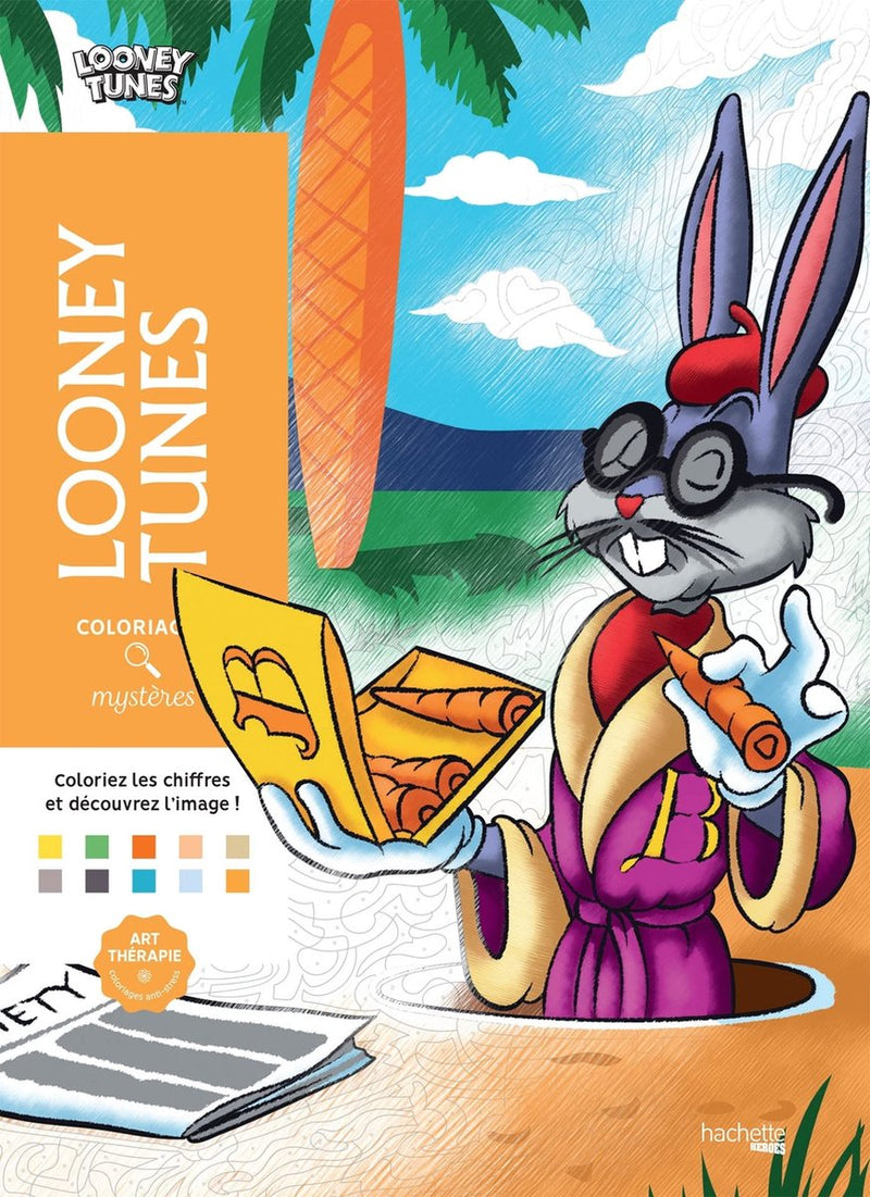 Hachette Heroes Coloriages Mystères Looney Tunes - Libro da colorare per adulti - Colora per numero