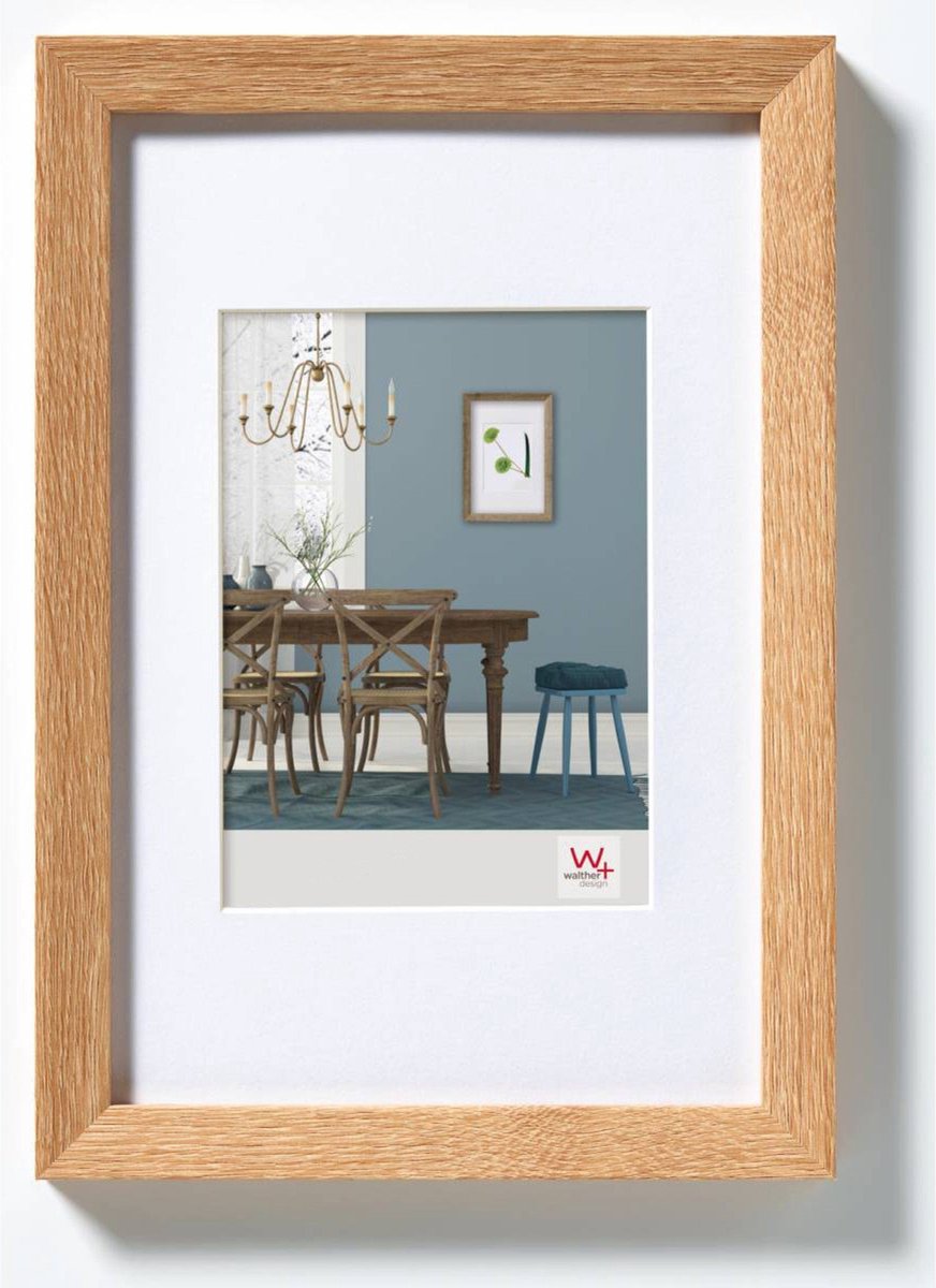 Walther fiorito - mdf houten lijst - fotoformaat 40x50 cm - licht eiken