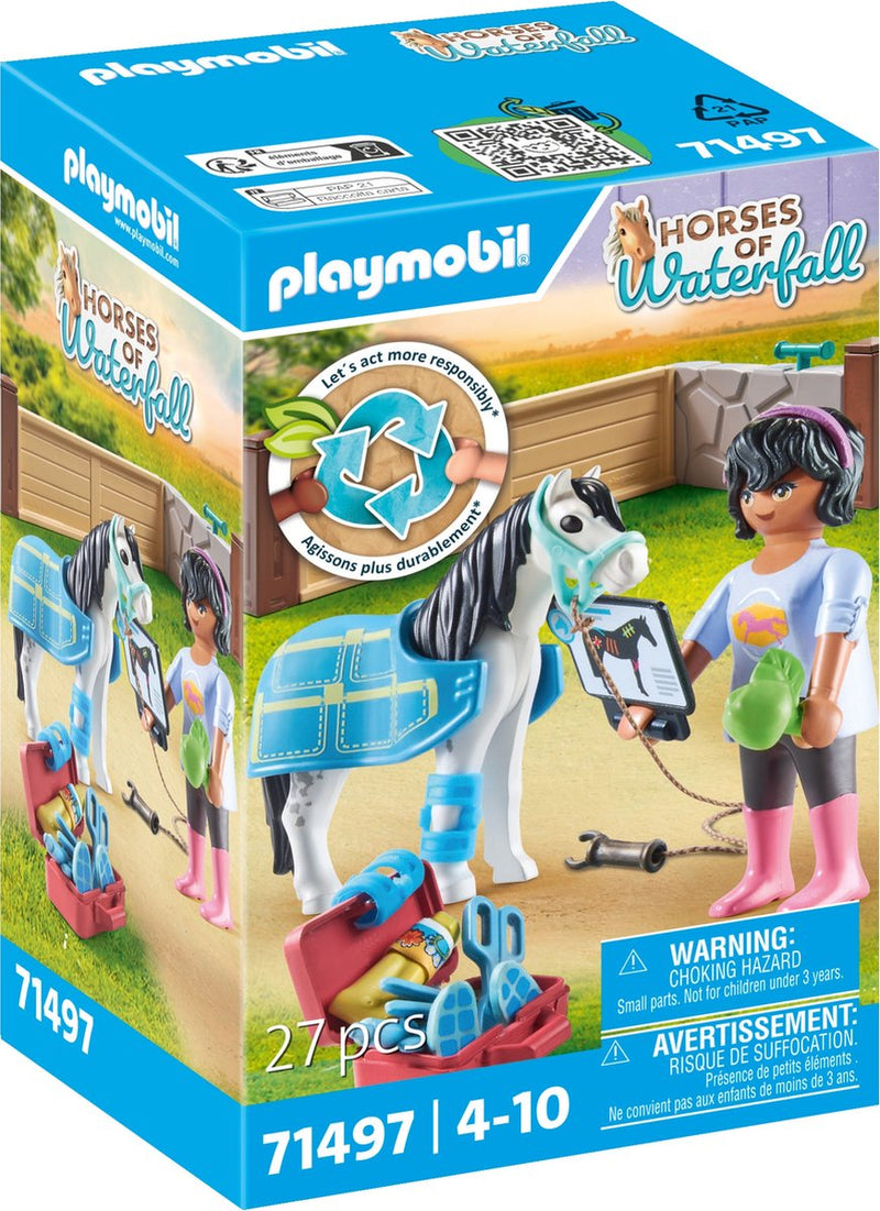 Cavalli da gioco o terapista del cavallo a cascata 71497