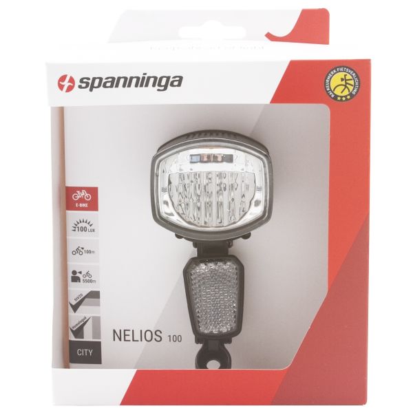 Faro Spanninga nelios 100 xe 100(+100)lux e-bike 6-36v