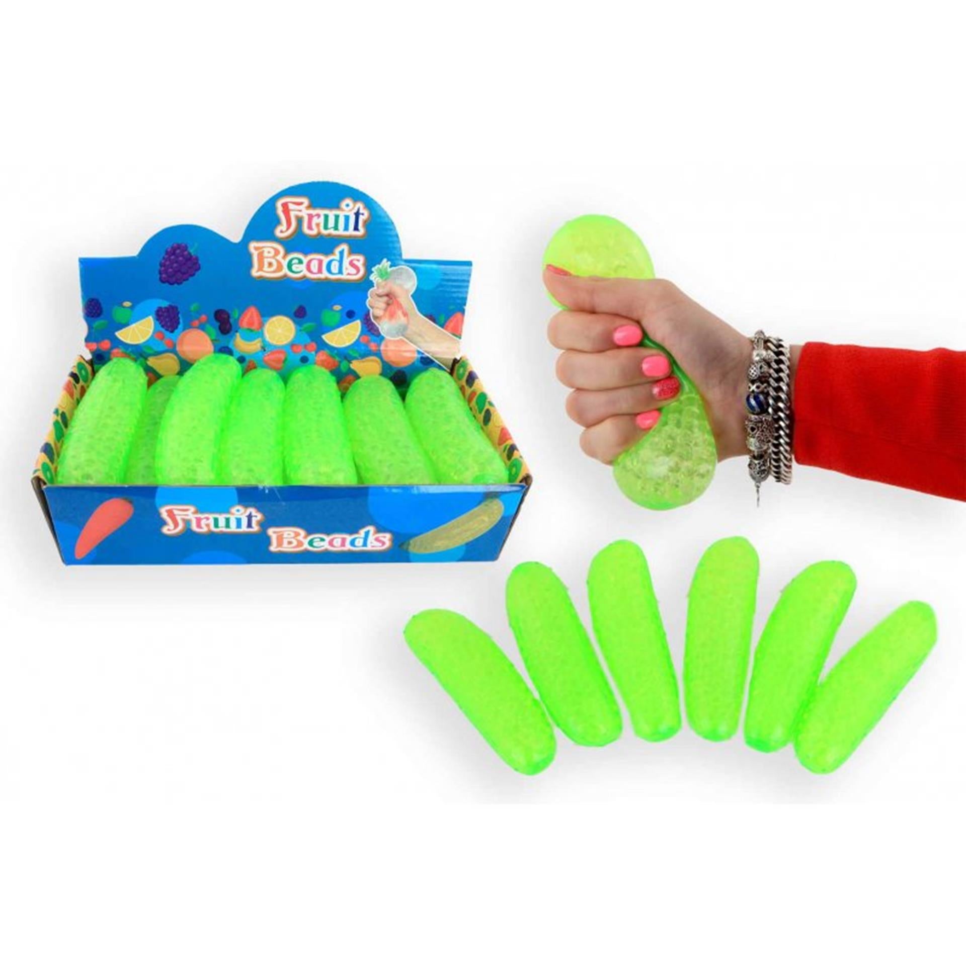 Fruit beads stress ball cucumber 14cm
