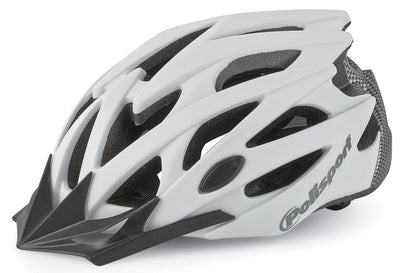 Casco per biciclette PolispGoudt Twig M. 55-58 cm Carbonio bianco Matt