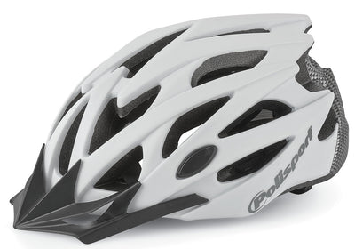 Casco per biciclette PolispGoudt Twig L 58-61 cm Carbonio bianco Matt