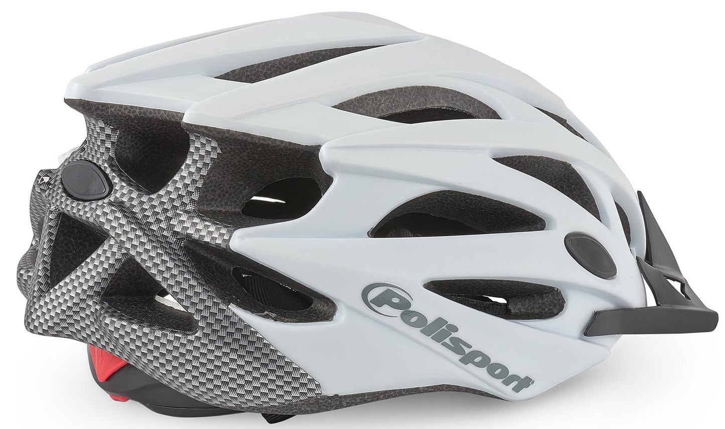 Casco per biciclette Twig Polisport L 58-61 cm Carbonio bianco Matt