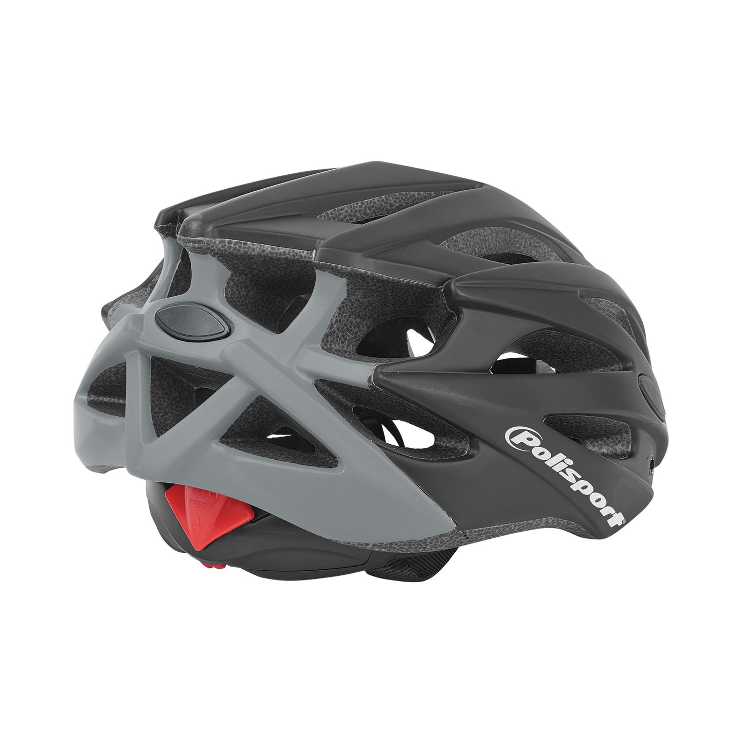 Polisport Helmet Twig Mat Black Grigio M 55-58 cm Easy-Lock