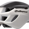 PoliSport Helm Aero Road Mat White Gloss Black Amarillo L 58-61 cm