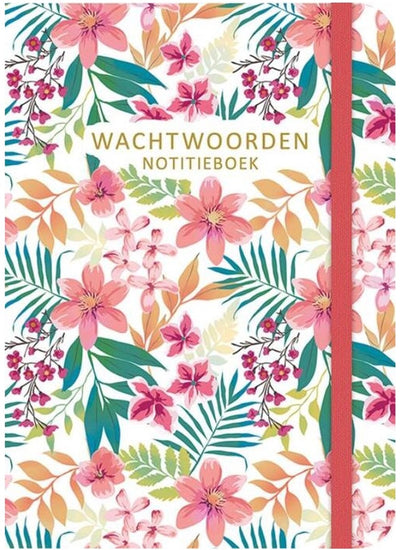 Paperstore wachtwoorden notitieboekje - flowers