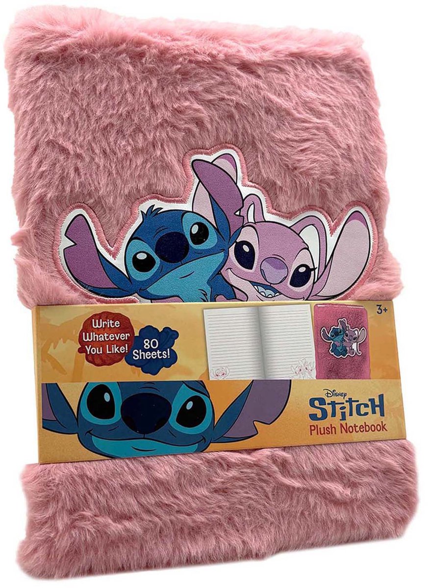 Libreta de peluche Stitch