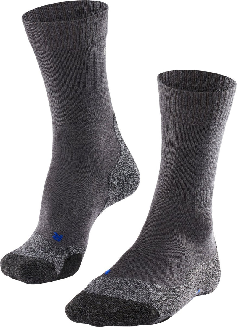 Falke tk2 cool wandelsokken anti blaren, medium padding functioneel garen sportsokken dames grijs - maat 35-36