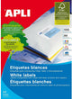 Apli klevende etiketten 1272 70 x 35 mm 100 lakens wit