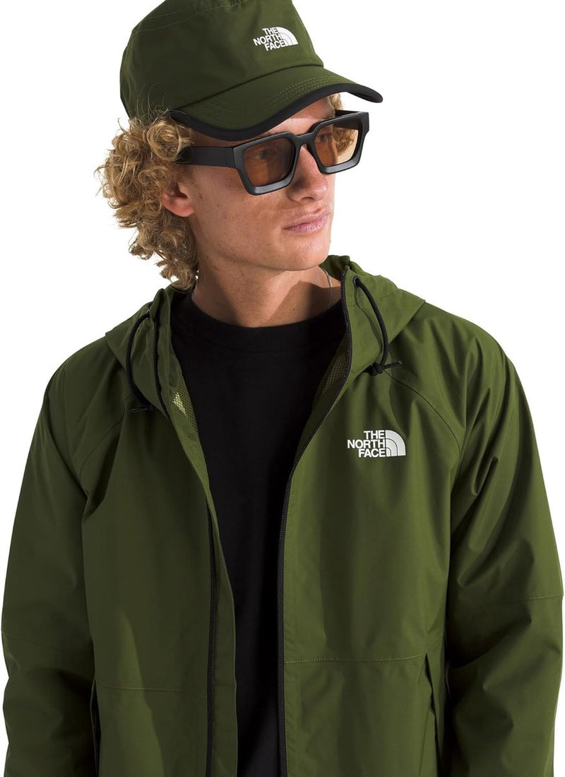 Giacca outdoor da uomo con cappuccio The North Face Antora Rain - verde bosco