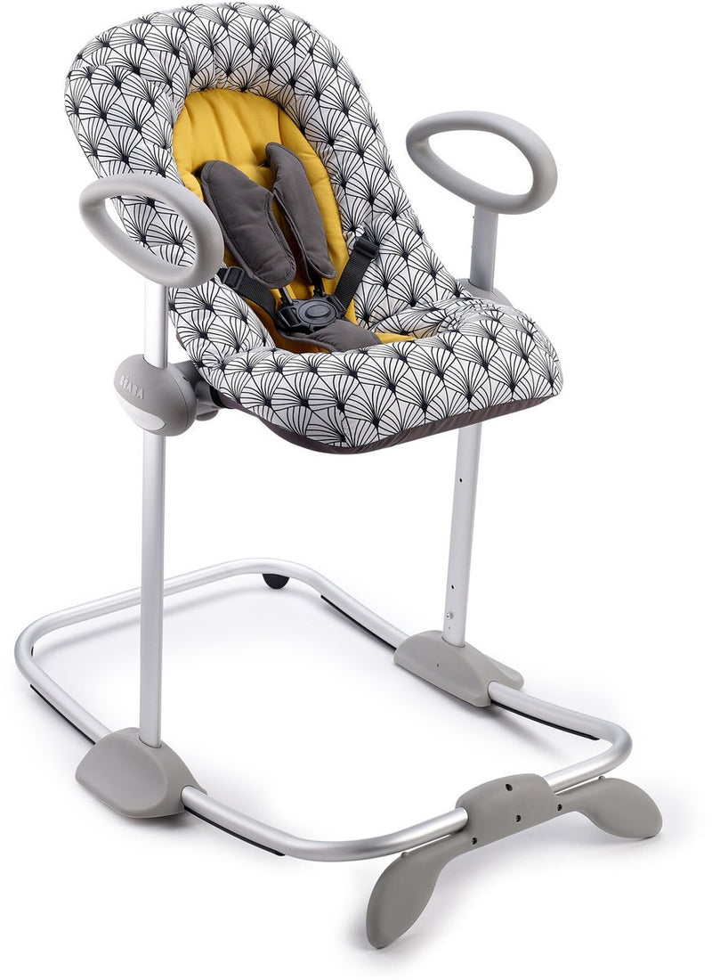 Béaba up down sedia a dondolo per bambini - sedia a dondolo regolabile in altezza - altalena per bambini - 4 altezze 3 posizioni sdraiate - inclusa cintura a 5 punti - multicolore