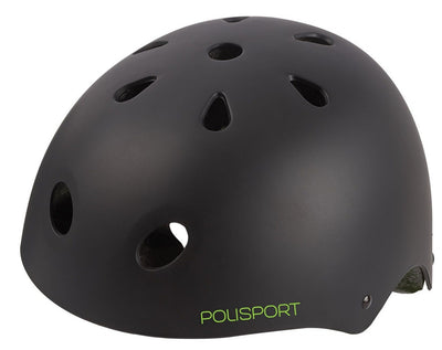 Polispgoudt Urban Radical Bicycle Helmet S 53-55 cm Graffiti Nero verde