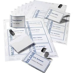 Set badge durevole 90x60mm 20 pezzi
