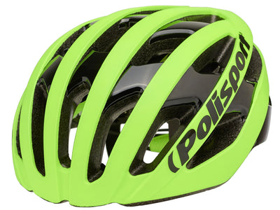 PolispGoudt Light Pro Bicycle Helmet L 58-62 cm fluo giallo nero
