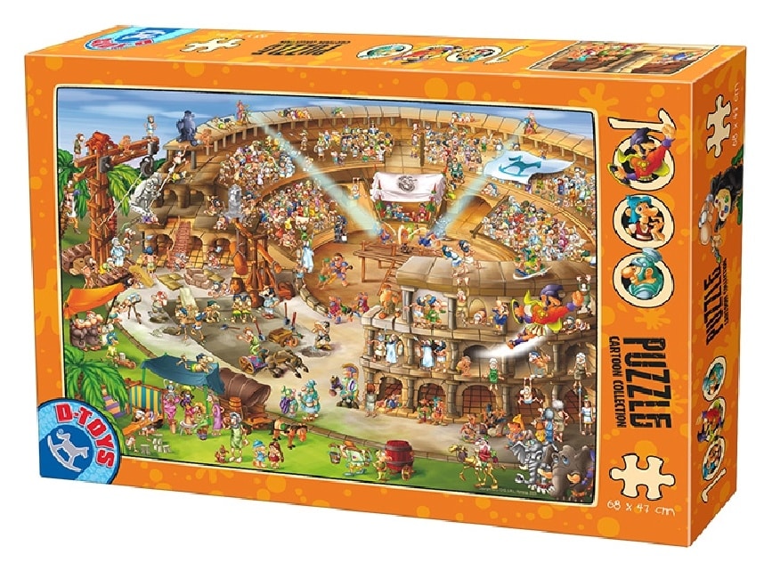 d-toys puzzel cartoon colosseum in rome 1000 stukjes