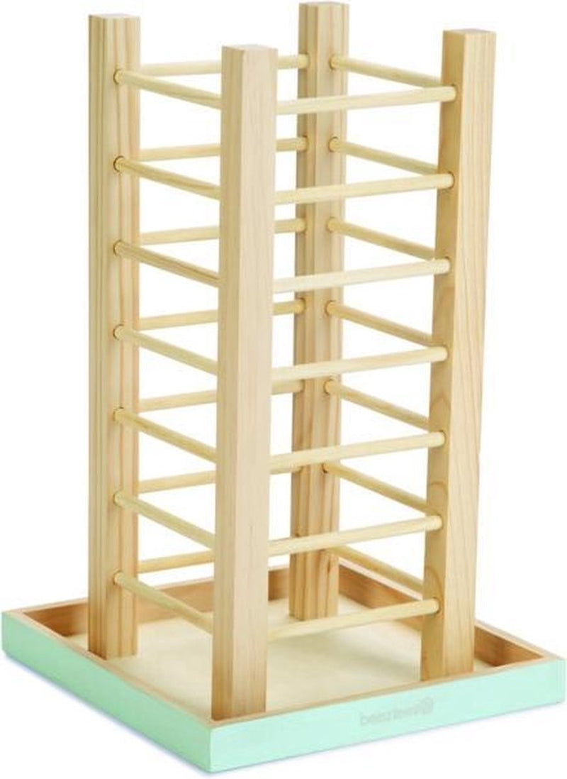 Beeztees houten hooicontainer denga mint - knaagdier
