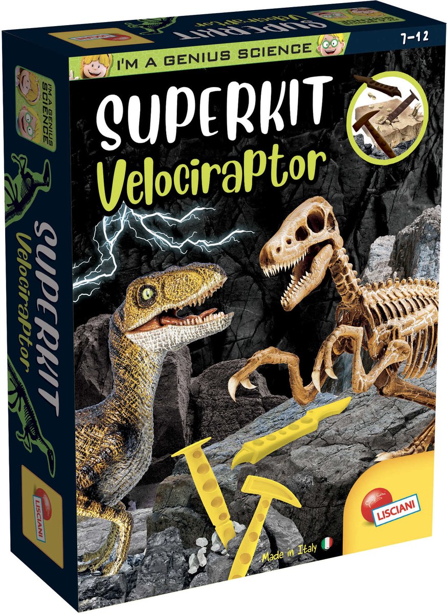 Lisciani i'm a genius superkit velociraptor