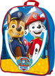 Lisciani paw patrol colouring drawing school in a backpack