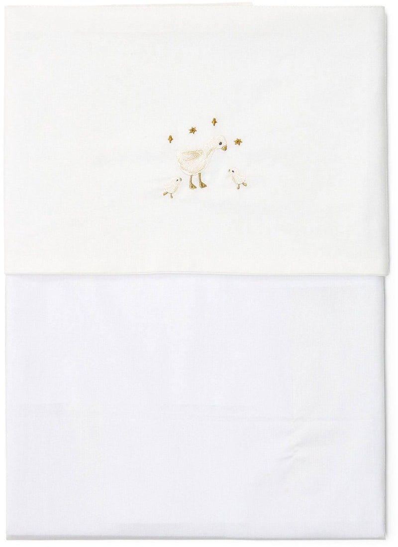 Lenzuolo per culla olandese - bianco - naturali per neonato - oca