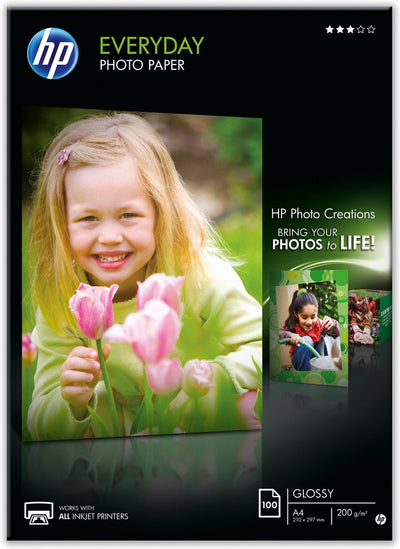 Carta fotografica hp q2510a tutti i giorni - a4 200 g m