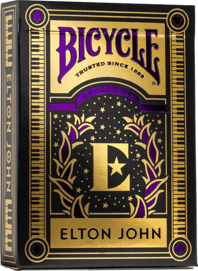 Bicycle elton john - premium playing cards - poker - rocket man - music merchandise - official licensed - collectible