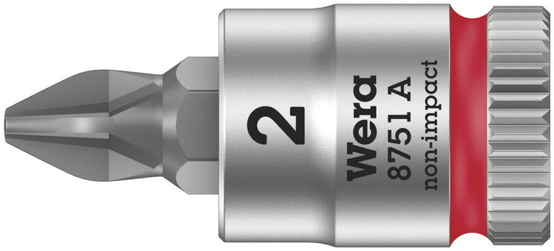 Wera 8751 a zyklop bit dop-combinatie met 1 4 aandrijving , ph 1 x 28 mm - 1 stuk(s) - 05003350001