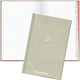 Cuaderno encuadernado bu-ro-class lino 14x22cm cuadros 5x5mm índice a-z